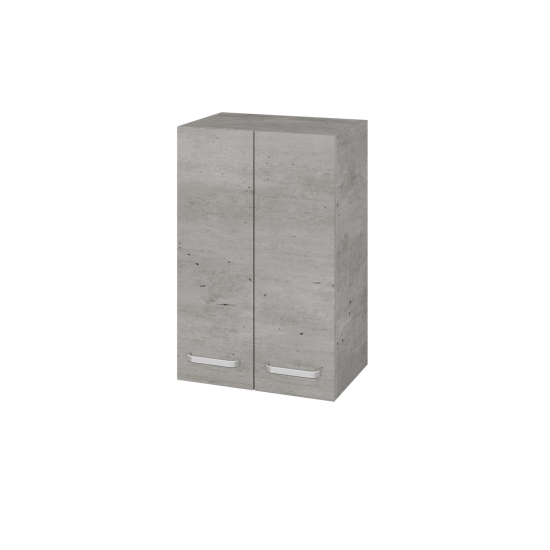 Hängeschrank UNI SYD2 50  - D01 Beton - Griffes T01 - D23 Herkules