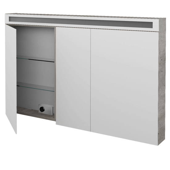 Spiegelschrank ORO GA3OE 130  - D24 Ohio