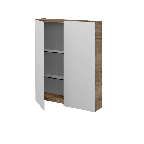 Badezimmer Spiegelschrank AMBIENTE GA2E 60  - D21 Tobacco